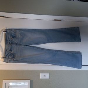 American Eagle Outfitters Kick Boot Light Wash Blue Denim Jeans Size 10